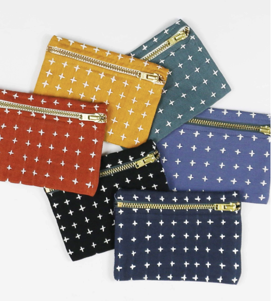 Anchal Project Cross Stitch Coin Purses